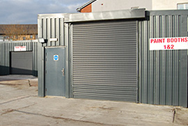 Our bumper and bodywork repair sheds